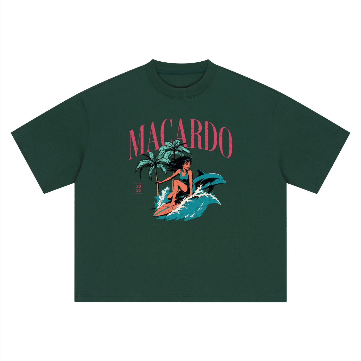 MACARDO Boxy Tropical T-Shirt